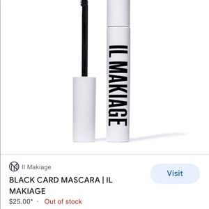 BNIB IL MAKIAGE Black Card Mascara